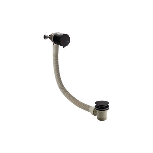 Bath Overflow Filler w/Integrated Valve - Black | Bathroom T