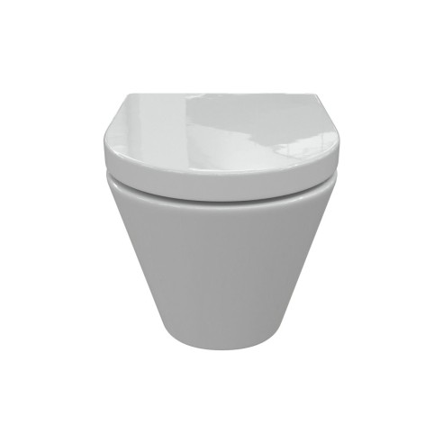 Cadiz Rimless Wall Hung WC & Soft Close Seat | Toilet Seats