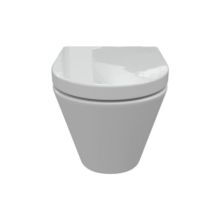 Cadiz Rimless Wall Hung WC & Soft Close Seat | Toilet Seats