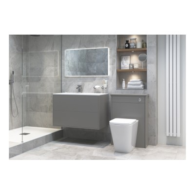 Toledo Rimless Back To Wall Comfort Height WC & Soft Close S 2