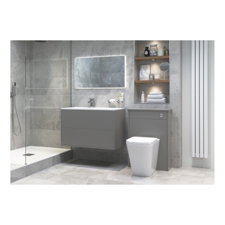 Toledo Rimless Back To Wall Comfort Height WC & Soft Close S
