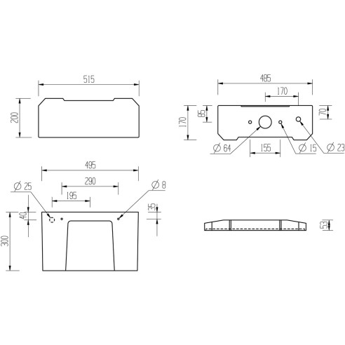Santiago Close Coupled WC & Soft Close Seat | Toilet Seats |