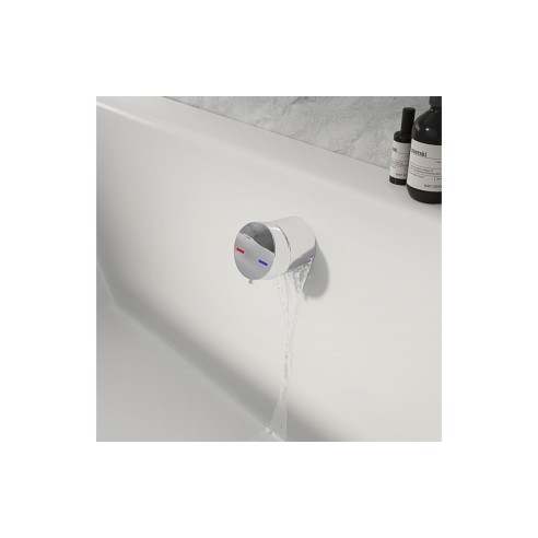 Bath Overflow Filler w/Integrated Valve - Brushed Brass | Ba