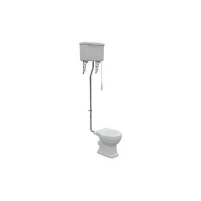 Santiago High Level WC & Soft Close Seat | Toilet Seats | Ba