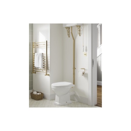 Santiago High Level WC & Soft Close Seat | Toilet Seats | Ba