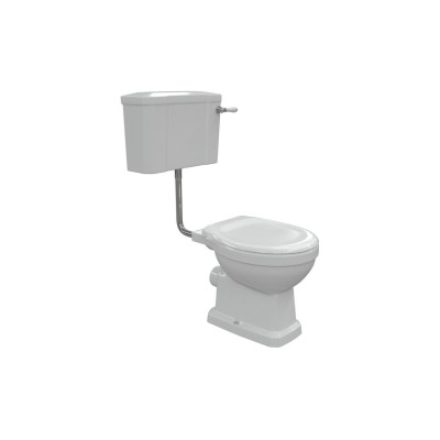 Santiago Low Level WC & Soft Close Seat | Toilet Seats | Bat