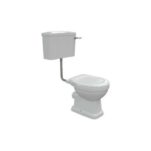 Santiago Low Level WC & Soft Close Seat | Toilet Seats | Bat