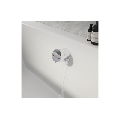 Bath Overflow Filler w/Integrated Valve - Brushed Bronze | B 2