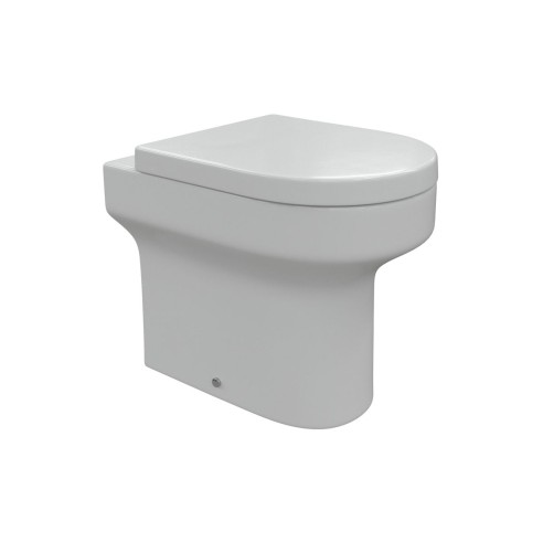 Logrono Rimless Back To Wall WC & Soft Close Seat | Toilet S