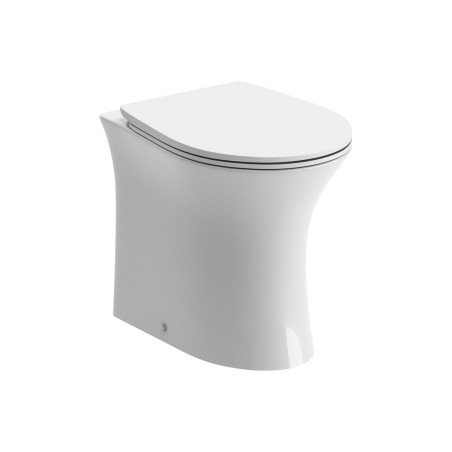 Seville Rimless Back To Wall WC & Soft Close Seat | Toilet S