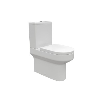 Logrono Rimless Close Coupled Fully Shrouded WC & Soft Close
