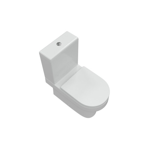Logrono Rimless Close Coupled Fully Shrouded WC & Soft Close