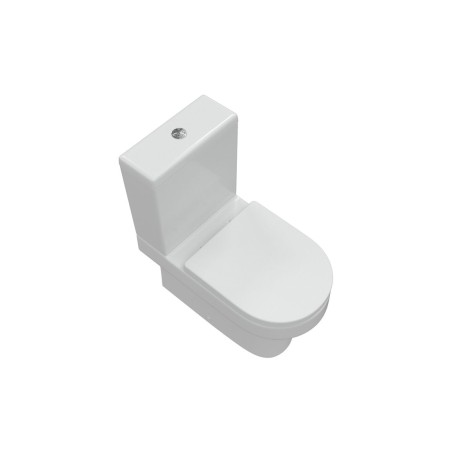 Logrono Rimless Close Coupled Fully Shrouded WC & Soft Close