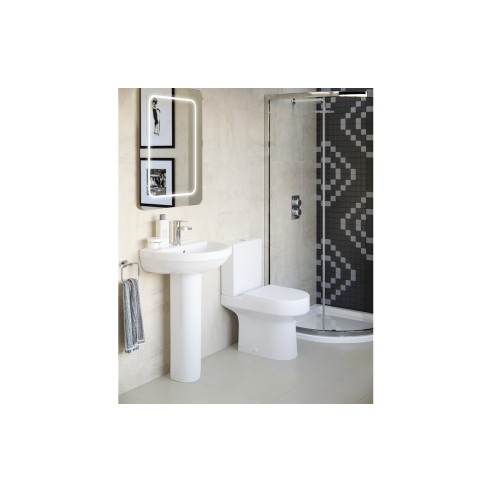 Logrono Rimless Back To Wall Comfort Height WC & Soft Close