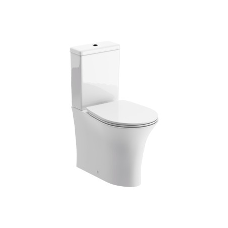 Seville Rimless Close Coupled Fully Shrouded WC & Soft Close