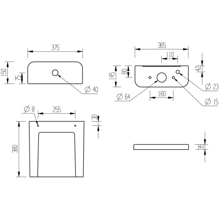 Toledo Rimless Close Coupled Open Back Comfort Height WC & S