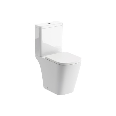 Toledo Rimless Close Coupled Open Back Short Projection WC &