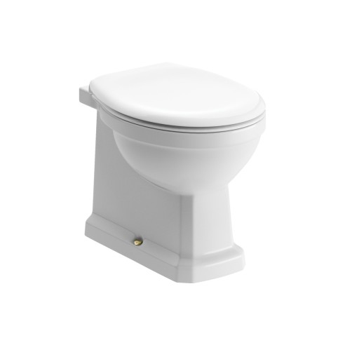Santiago Back To Wall WC & Soft Close Seat w/Br.Brass Finish