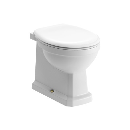 Santiago Back To Wall WC & Soft Close Seat w/Br.Brass Finish