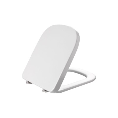 Toledo Square Soft Close Toilet Seat - White | Toilet Seats