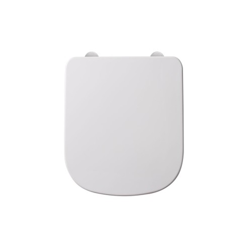 Toledo Square Soft Close Toilet Seat - White | Toilet Seats