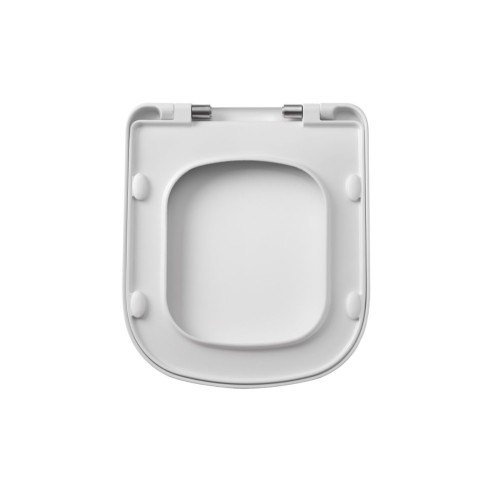 Toledo Square Soft Close Toilet Seat - White | Toilet Seats
