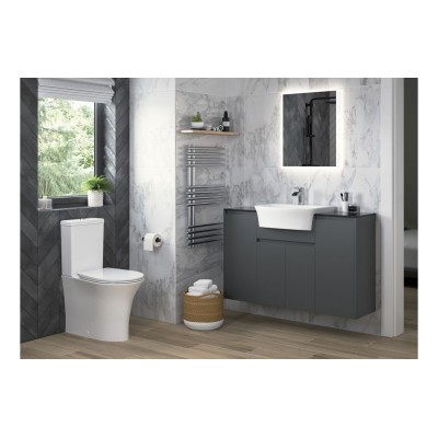 Seville Soft Close Toilet Seat - White | Toilet Seats | Bath 2