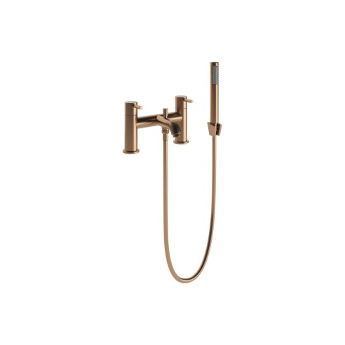Opal Bath/Shower Mixer & Bracket - Brushed Bronze | Bathroom