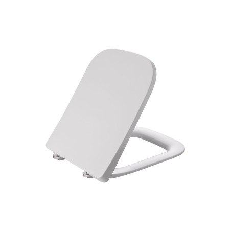 Toledo Square Soft Close Toilet Seat (Slim Depth) - White |