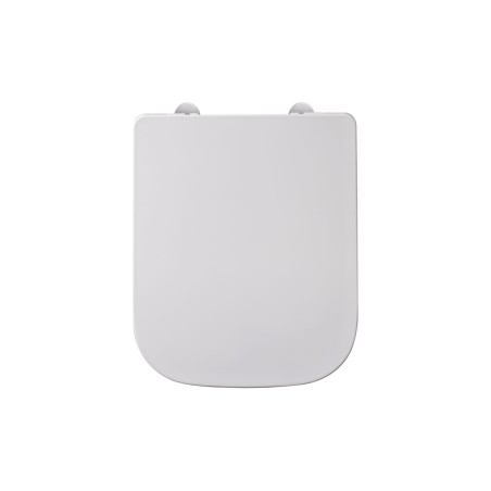 Toledo Square Soft Close Toilet Seat (Slim Depth) - White |