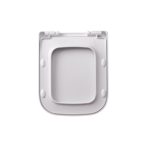 Toledo Square Soft Close Toilet Seat (Slim Depth) - White |