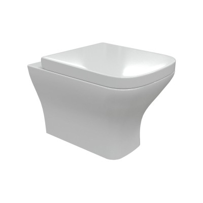 Carvina Rimless Comfort Height Back To Wall WC & Wrapover So