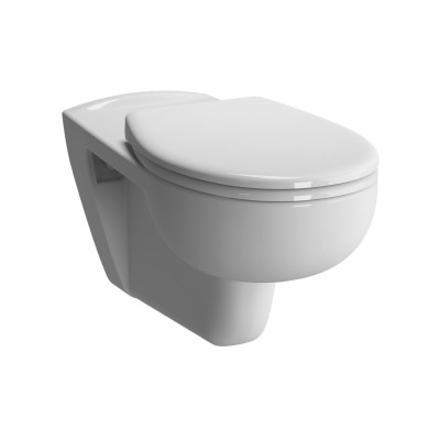 VitrA Conforma Accessible Wall Hung Pan Only - White | Wall