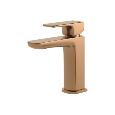 Azurite Cloakroom Basin Mixer & Waste - Brushed Bronze | Bat