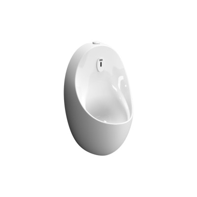 VitrA Urinal w/Integrated Flush (Battery) - White | Urinals