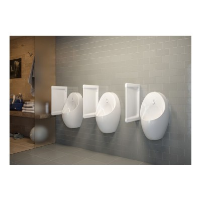 VitrA Urinal w/Integrated Flush (Battery) - White | Urinals 2