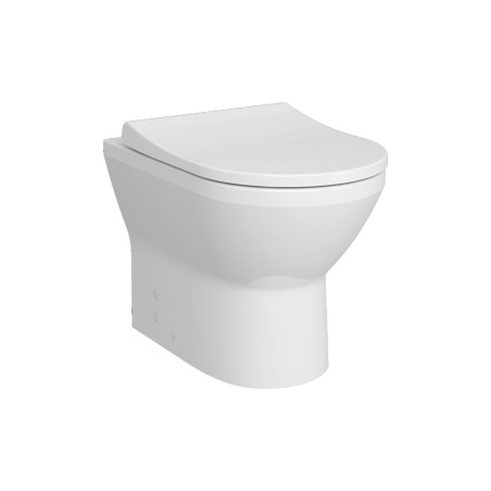 VitrA Integra Rimless Back to Wall Pan Only - White | Back T