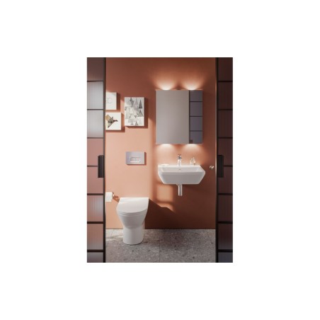 VitrA Integra Rimless Back to Wall Pan Only - White | Back T