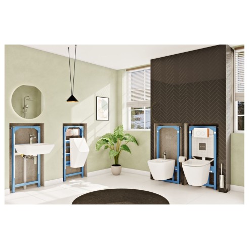 VitrA Integra Rimless Short Projection Wall Hung Pan Only -