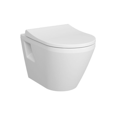 VitrA Integra Rimless Wall Hung Pan Only - White | Wall Hung