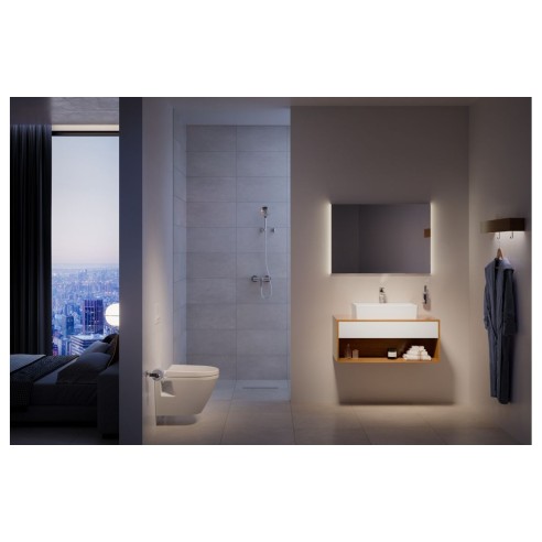 VitrA Integra Rimless Wall Hung Pan Only - White | Wall Hung