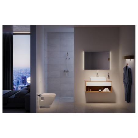 VitrA Integra Rimless Wall Hung Pan Only - White | Wall Hung