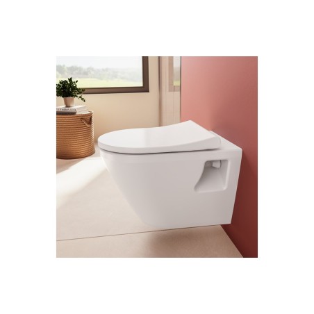 VitrA Integra Rimless Wall Hung Pan Only - White | Wall Hung