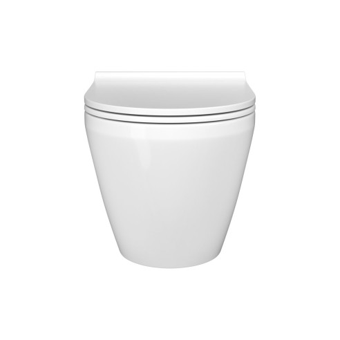 VitrA Integra Rimless Wall Hung Pan Only (Hidden Fix) - Whit