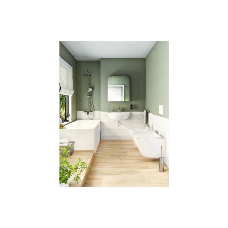 VitrA Integra Rimless Wall Hung Pan Only (Hidden Fix) - Whit