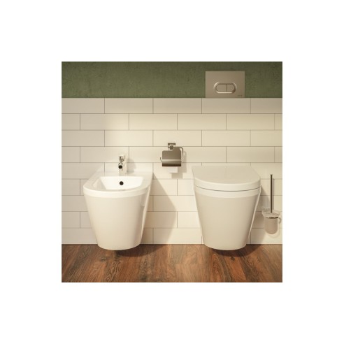 VitrA Integra Wall Hung Bidet - White | Bidets | BathroomKin