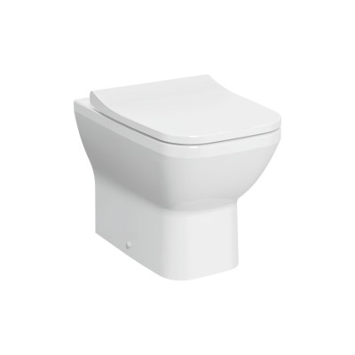 VitrA Integra Square Rimless Back to Wall Pan Only - White |