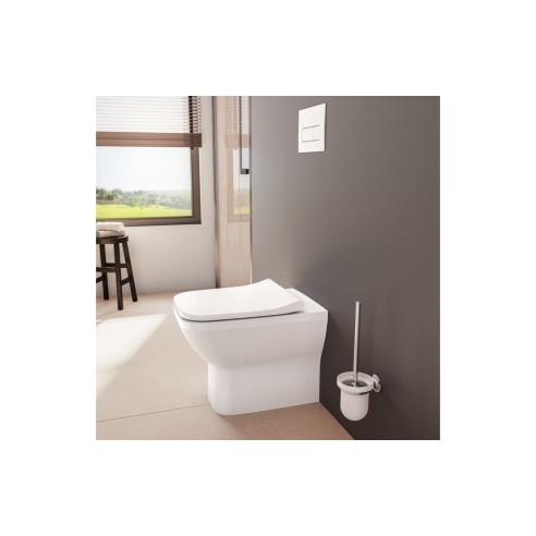 VitrA Integra Square Rimless Back to Wall Pan Only - White |