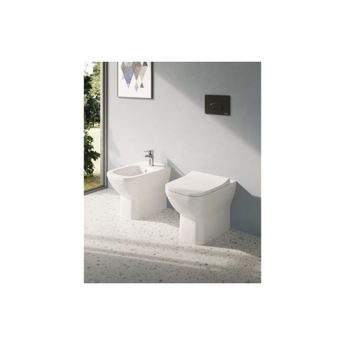 VitrA Integra Square Rimless Back to Wall Pan Only - White |