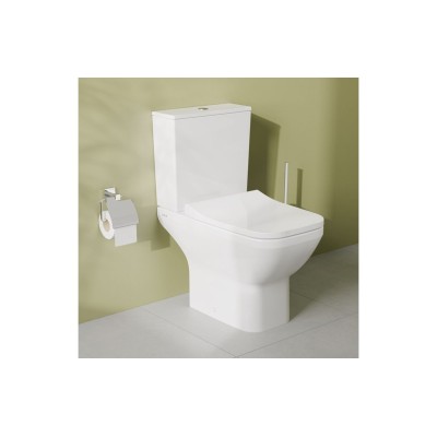 VitrA Integra Square Rimless Open Back Close Coupled Pan Onl 2